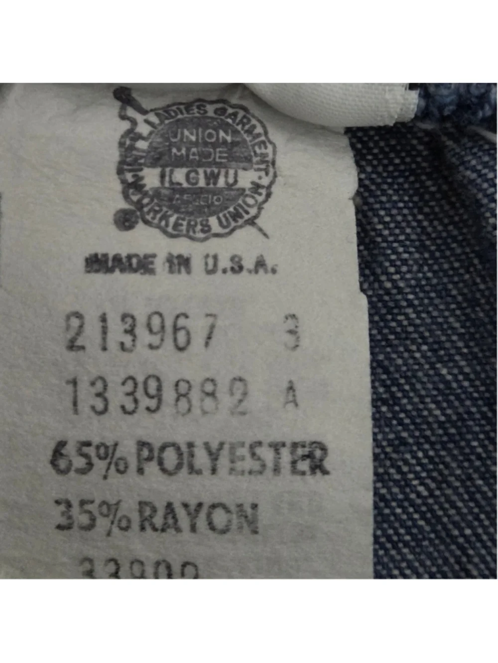 Koret Blue A-Line Denim Skirt Size 14 - Picture 4 of 5